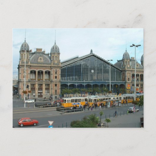 Station Nyugati Briefkaart (Voorkant)