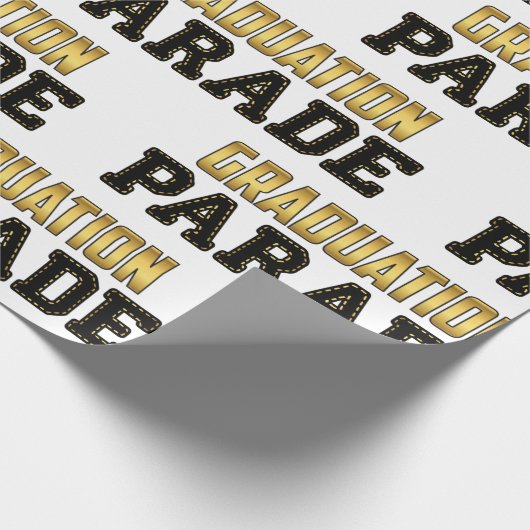 Station op Afstuderen Parade Cadeaupapier (Hoek)