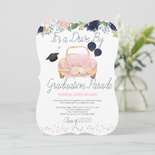 Station op Afstuderen Parade Kaart (Staand voorkant)