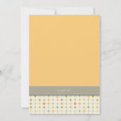 Station op Baby shower Kaart (Achterkant)