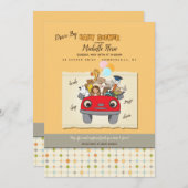 Station op Baby shower Kaart (Voorkant / Achterkant)