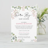 Station op Baby shower Kaart (Staand voorkant)