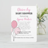 Station op Baby shower Kaart (Staand voorkant)