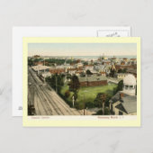 Station Rockaway Beach, Vintage van New York Briefkaart (Voorkant / Achterkant)