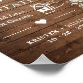 Station Rustic Baby's dikke lichten reinigen Poster (Hoek)