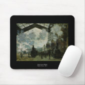 Station Saint Lazare door Claude Monet Muismat (Met muis)