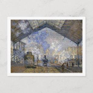 Station Saint-Lazare, Monet Briefkaart