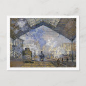 Station Saint-Lazare, Monet Briefkaart (Voorkant)
