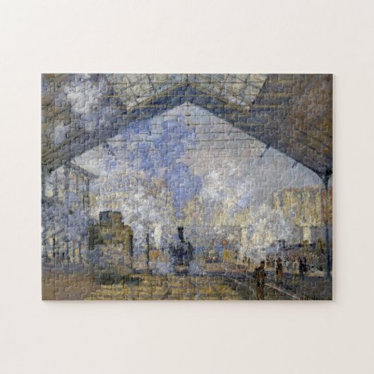 Station Saint-Lazare, Monet Legpuzzel (Horizontaal)