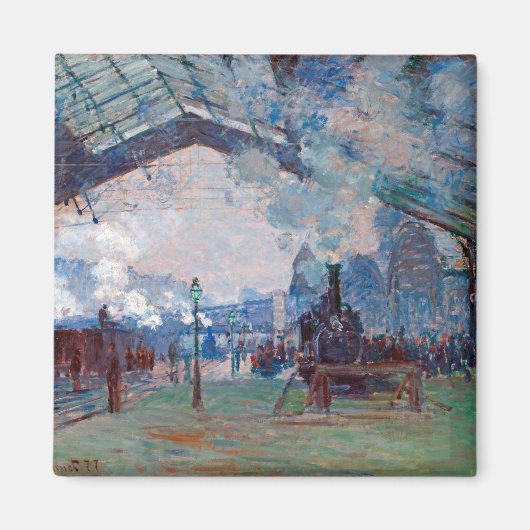 Station Saint-Lazare, Monet Magneet (Voorkant)