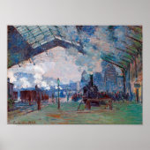 Station Saint-Lazare, Monet Poster (Voorkant)
