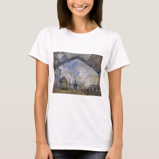 Station Saint-Lazare, Monet T-shirt (Voorkant)