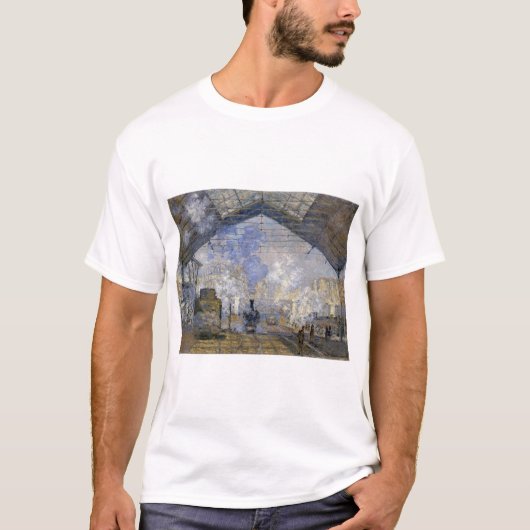 Station Saint-Lazare, Monet T-shirt (Voorkant)