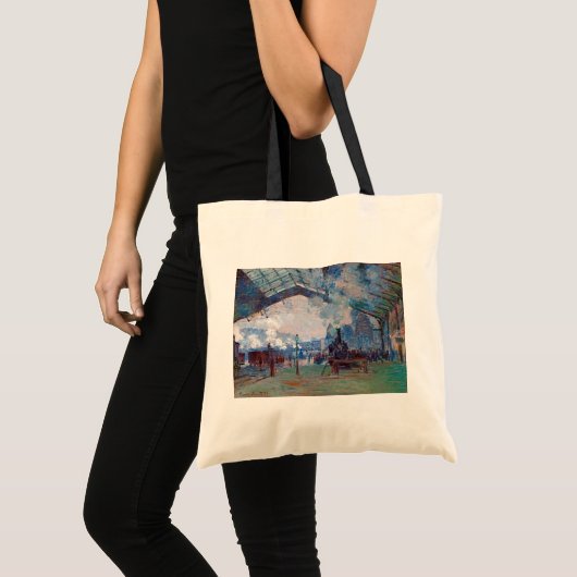 Station Saint-Lazare, Monet Tote Bag (Voorkant (product))