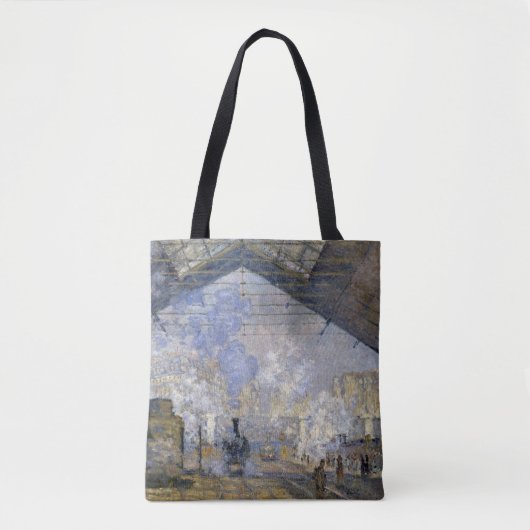 Station Saint-Lazare, Monet Tote Bag (Voorkant)