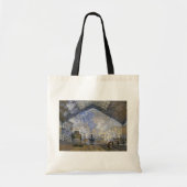 Station Saint-Lazare, Monet Tote Bag (Voorkant)