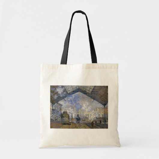 Station Saint-Lazare, Monet Tote Bag (Voorkant)