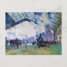 Station Saint-Lazare, Normandy Train, Claude Monet Briefkaart