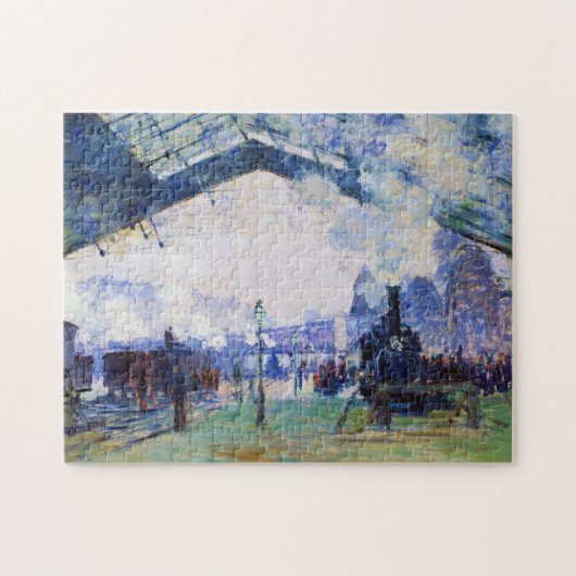 Station Saint-Lazare, Normandy Train, Claude Monet Legpuzzel (Horizontaal)
