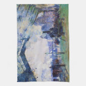 Station Saint-Lazare, Normandy Train, Claude Monet Theedoek (Verticaal)