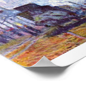 Station Saint Lazare, Parijs door Claude Monet Poster (Hoek)