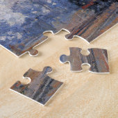 Station Saint Lazare Train door Claude Monet Legpuzzel (Zijkant)