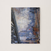 Station Saint Lazare Train door Claude Monet Legpuzzel (Verticaal)