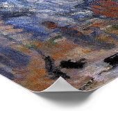 Station Saint Lazare Train door Claude Monet Poster (Hoek)