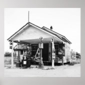 STATION SERVICE - NORTH CAROLINA - 1939 POSTER (Voorkant)