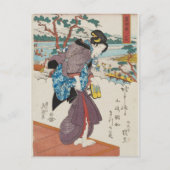 Station Shimada (Shimada shuku) Briefkaart (Voorkant)