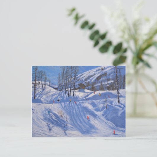 Station Ski Tignes 2009 Briefkaart (Staand voorkant)