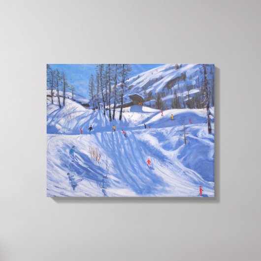 Station Ski Tignes 2009 Canvas Afdruk (Voorkant)