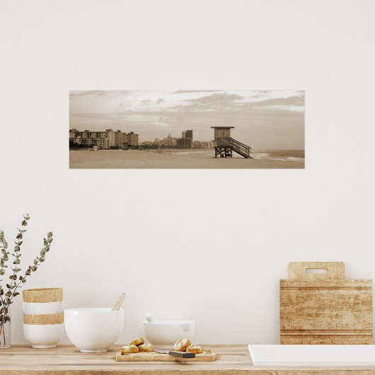 Station South Beach Miami Life Guard Poster (Keuken)