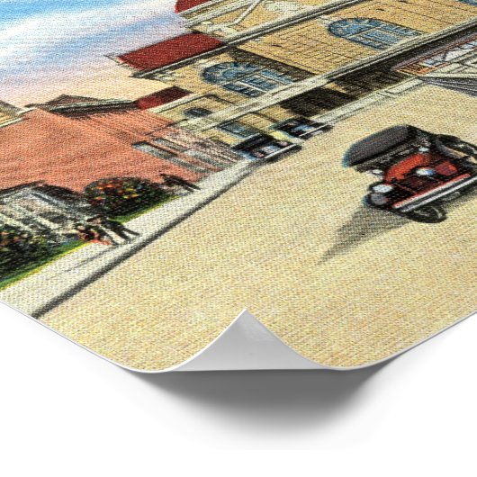 Station & Subway, Birmingham, Alabama  Poster (Hoek)