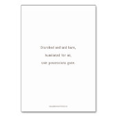 Station Ten, Jezus gestript, Kaart gebeden (Achterkant)