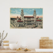 Station Terminal Train, Atlanta 1923 Poster (Keuken)
