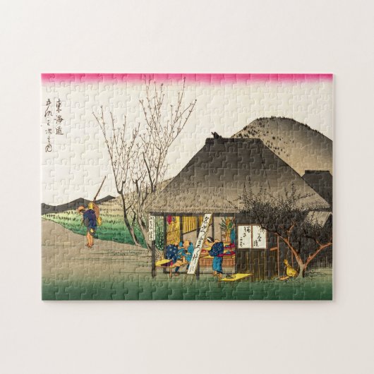 Station Tokaido Road 1833 Legpuzzel (Horizontaal)