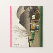 Station Tokaido Road 1833 Legpuzzel (Verticaal)