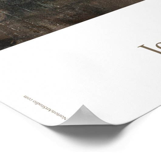 Station twee: Jezus neemt zijn kruis op. Poster (Hoek)