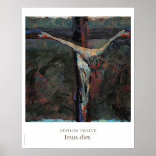 Station Twelve: Jezus sterft. Poster