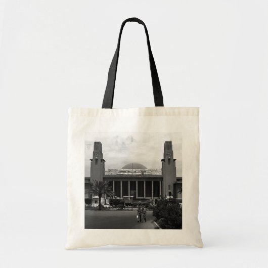  station van Bagdad Horloge Tote Bag (Voorkant)