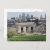 Station van de Unie # 1 Briefkaart (Voorkant / Achterkant)