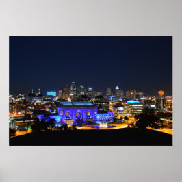 Station van de Unie in Blue, Kansas City (16x12) Poster