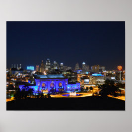 Station van de Unie in Blue, Kansas City (16x12) Poster