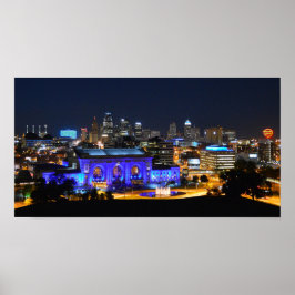 Station van de Unie in Blue, Kansas City (19x10) Poster