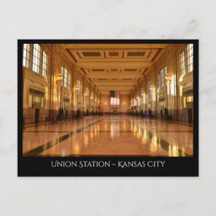 Station van de Unie in Kansas City Briefkaart