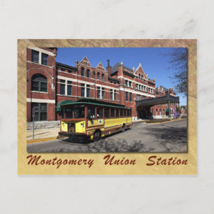 Station van de Unie, Montgomery, Alabama Briefkaart