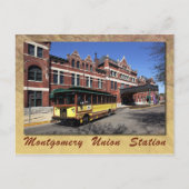 Station van de Unie, Montgomery, Alabama Briefkaart (Voorkant)