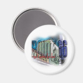 Station van de Unie - Route 66 - Chicago Magneet (Voorkant / Achterkant)