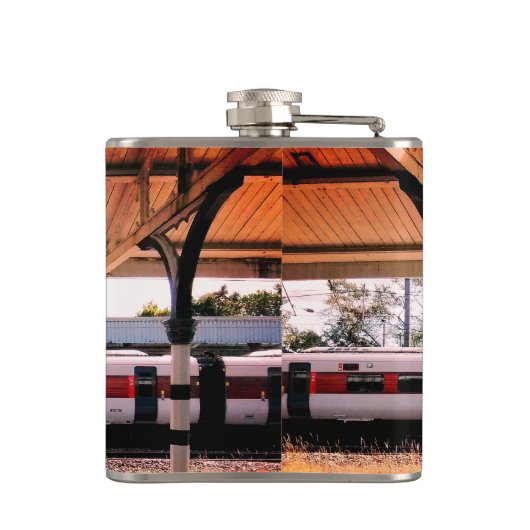 station van Durham Heupfles (Achterkant)